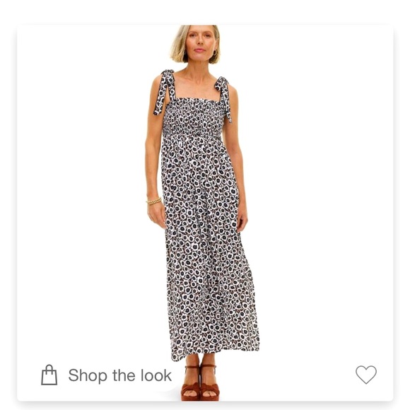 DVF for Target - Smocked Midi Tie-Strap Dress - Picture 1 of 8